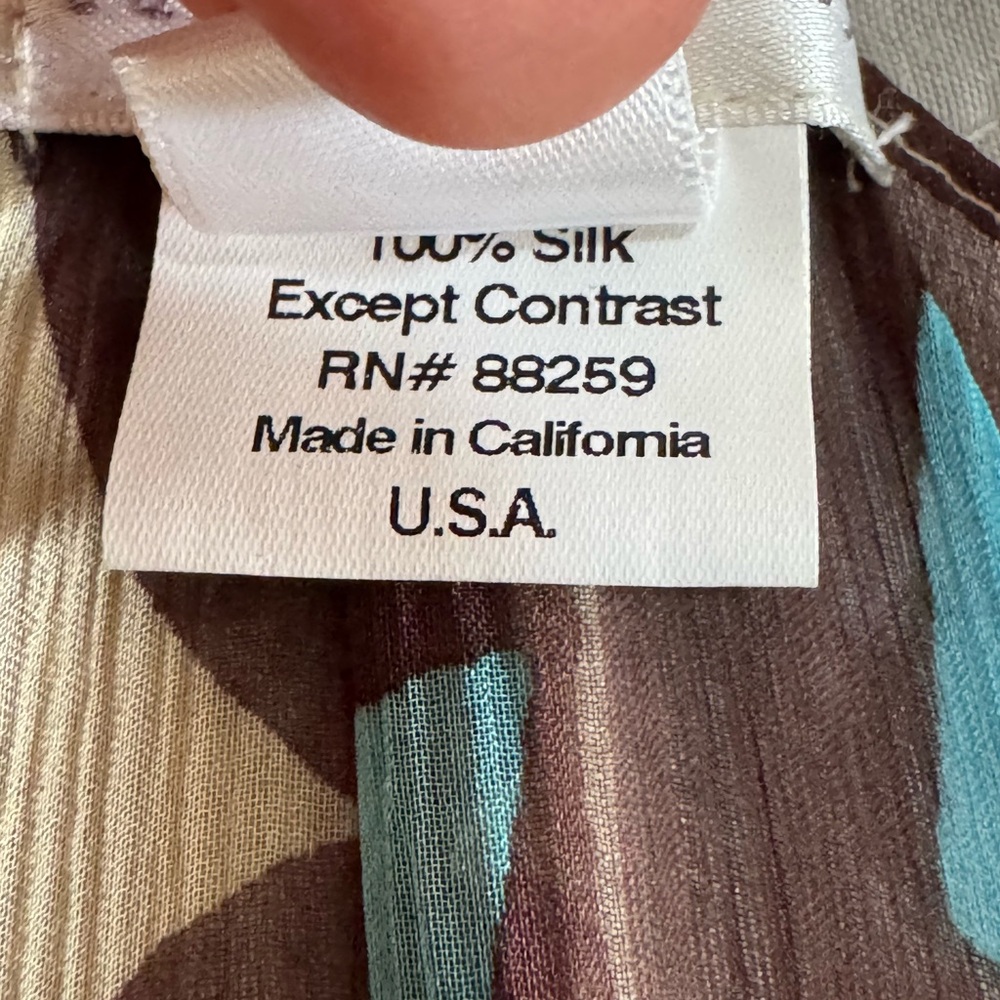 Subtle Luxury Mix Print Silk Scarf Vest One Size - Picture 9 of 12